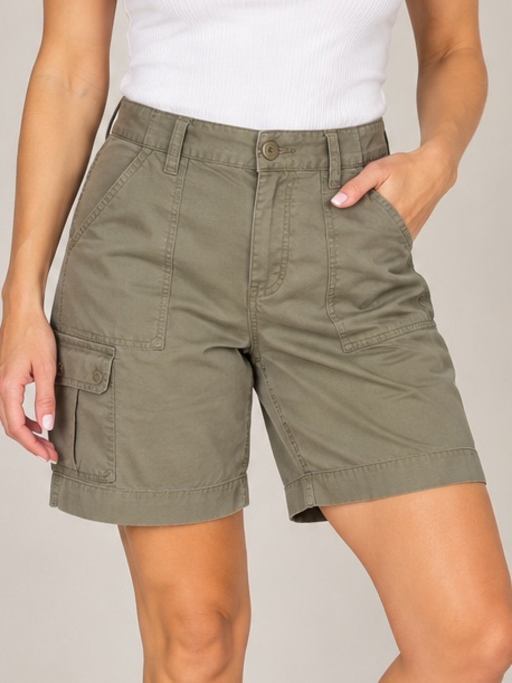 Calvin Klein Jeans Cotton Shorts Tan